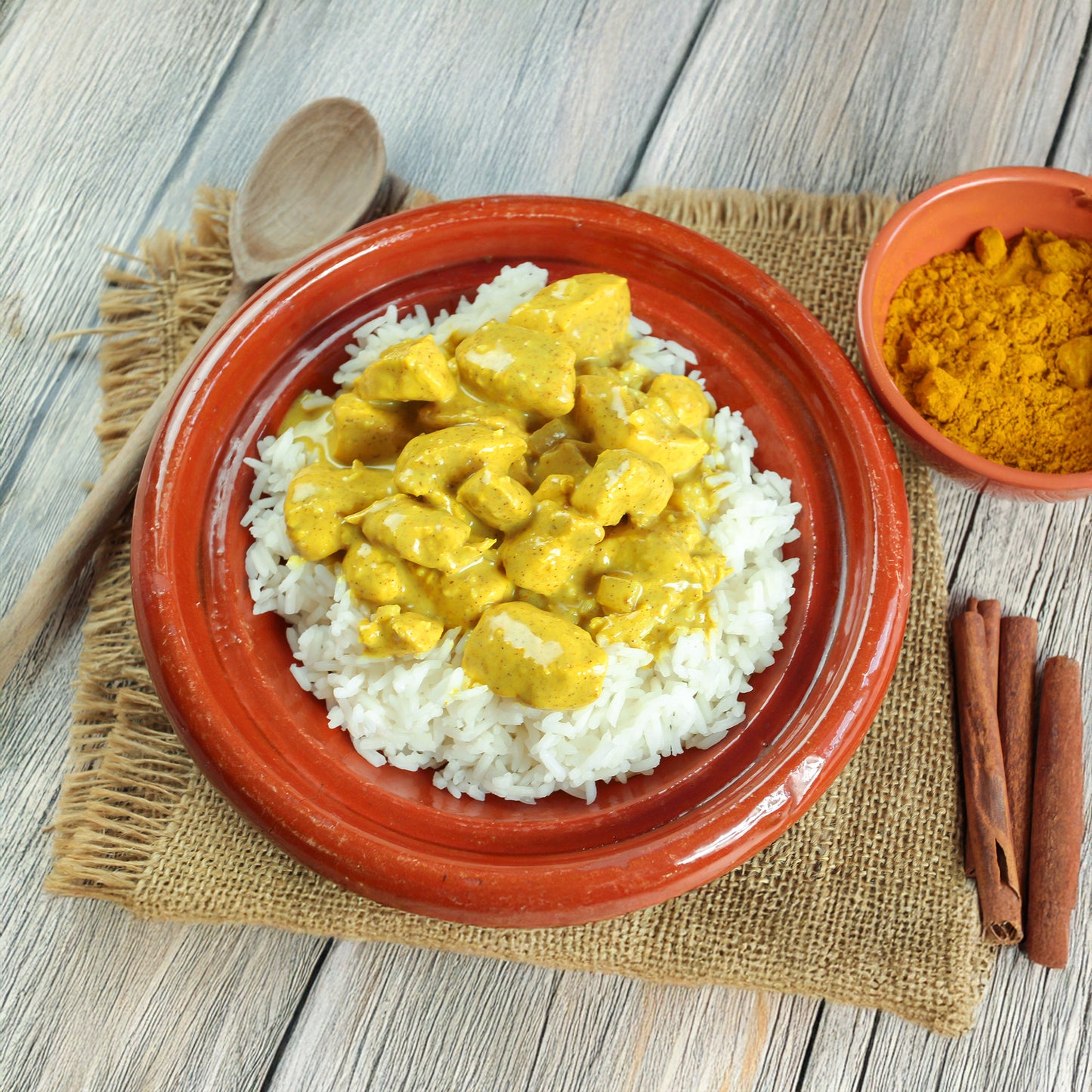 Poulet curry coco