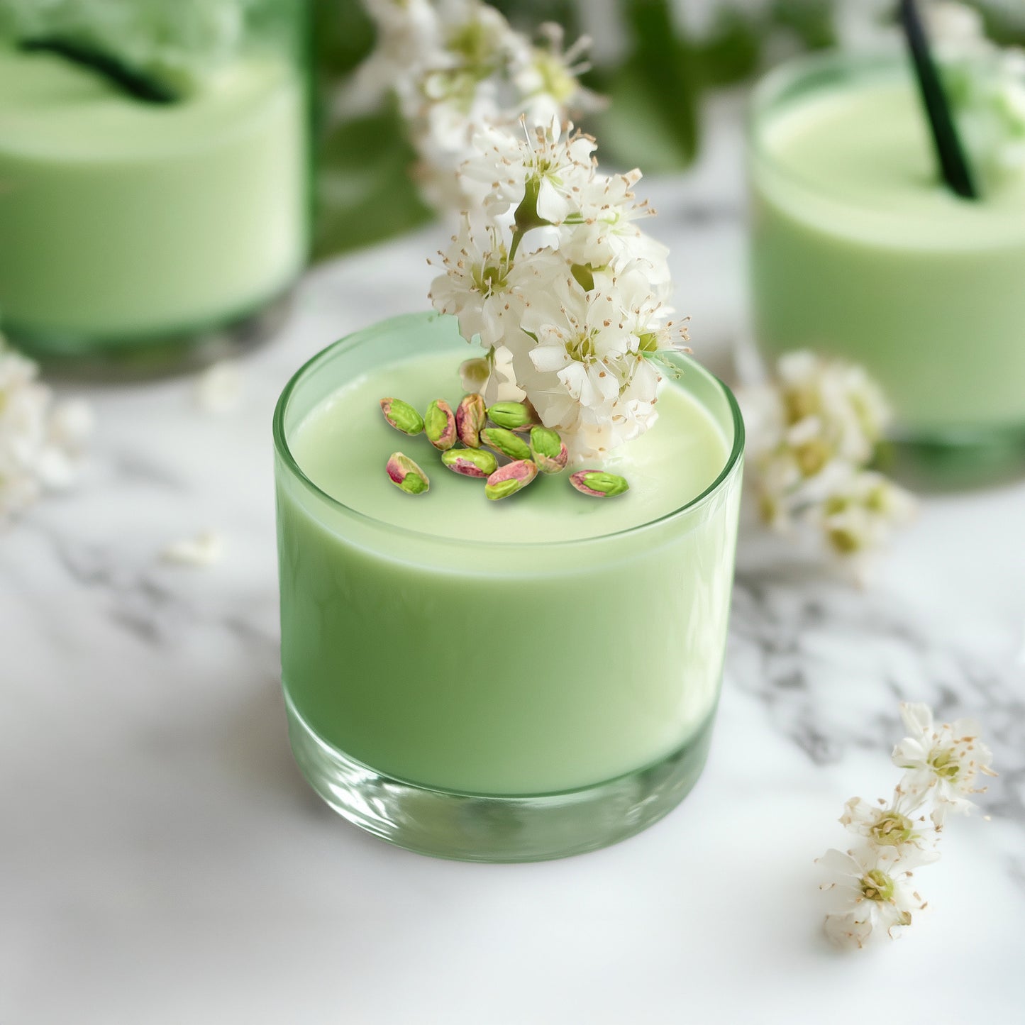 Pannacotta pistache