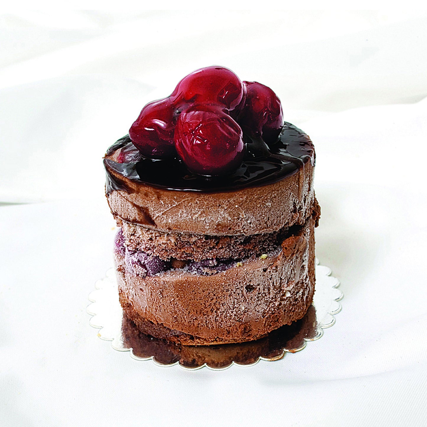 Gâteau de châtaignes et griottes