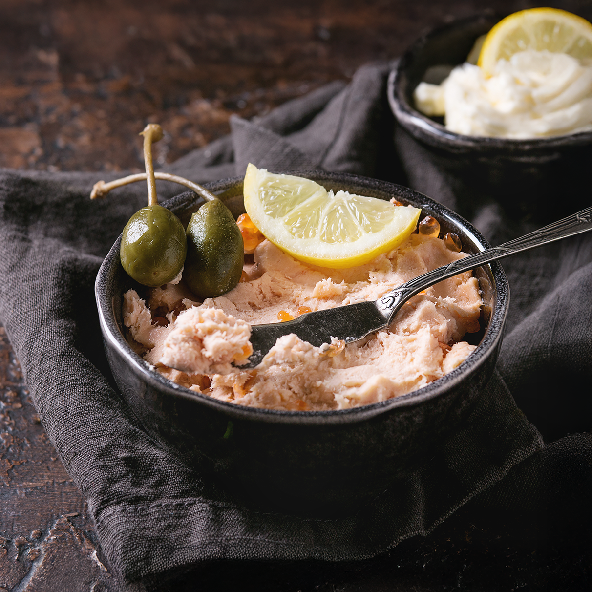 Rillettes de saumon d'Écosse aux 2 citrons et curry