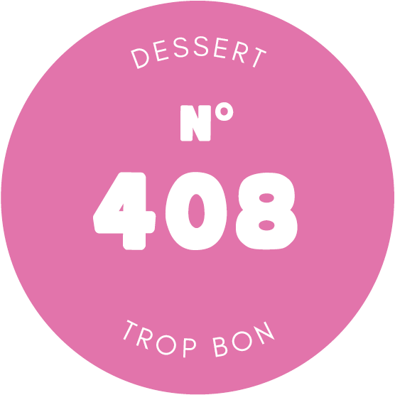 Crémeux chocolat noir et poires caramélisées