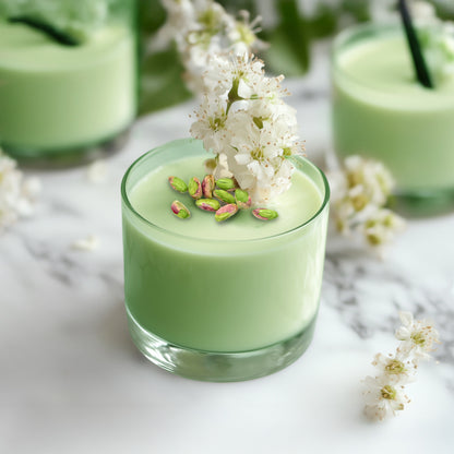 Pannacotta pistache
