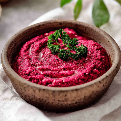 Houmous de betterave